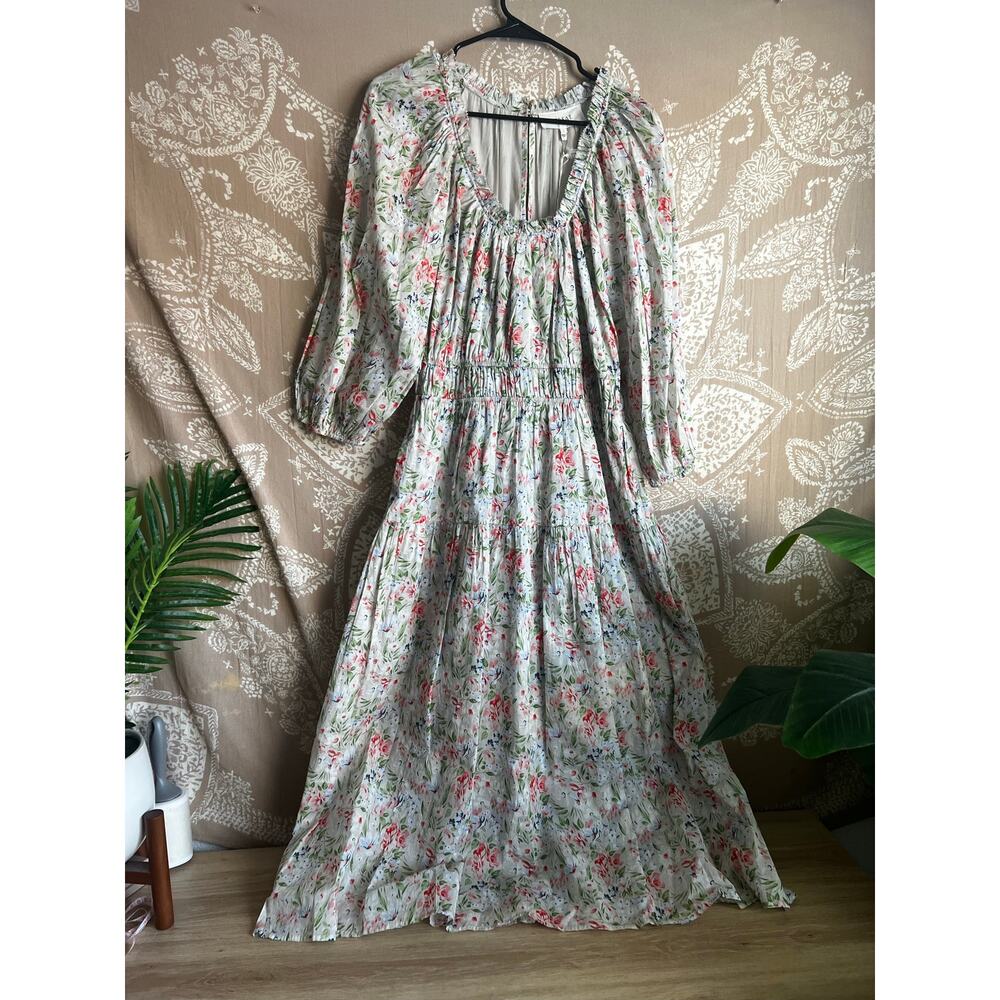 NWT The Great Cotton The Moonstone Floral Midi Dress Sweet Meadow Floral Size 1 - Picture 4 of 10